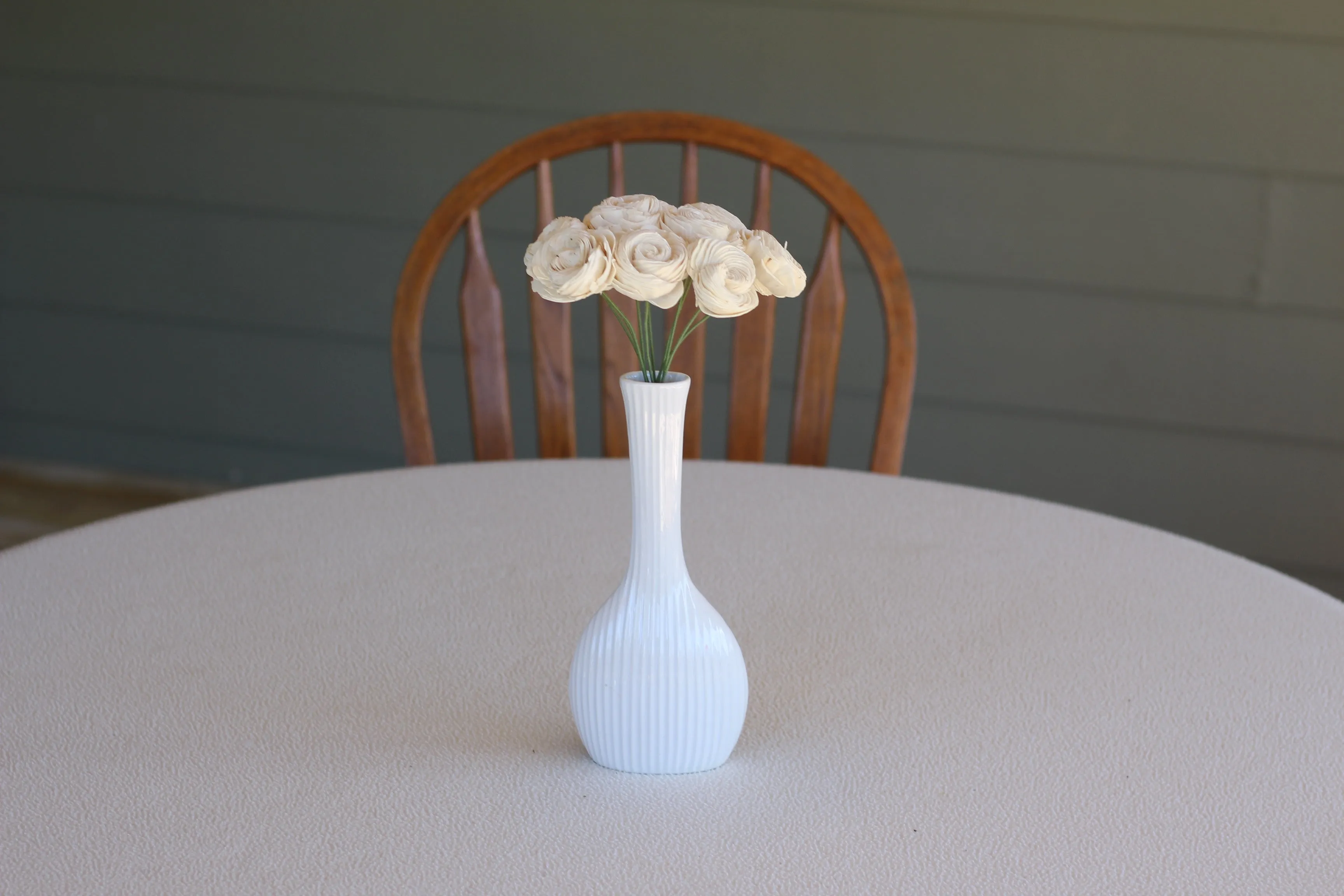 2" Stemmed Shell Flowers ( Set of 12 )