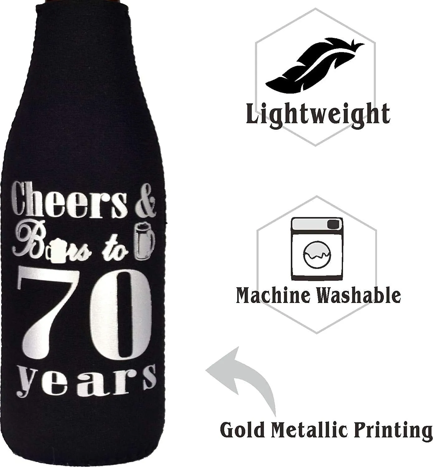 70th Birthday Gifts for Men, 70th Birthday Gifts, 70th Birthday Can Cooler, 70th Birthday