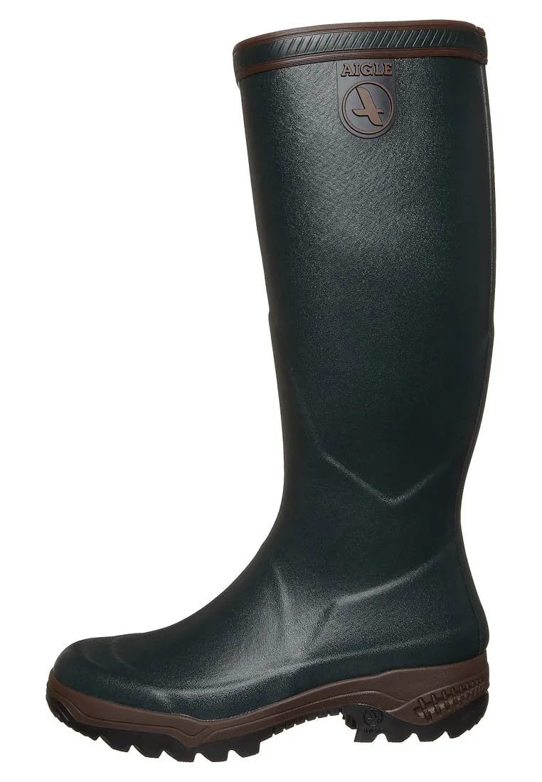 Aigle rubber boots, bronze