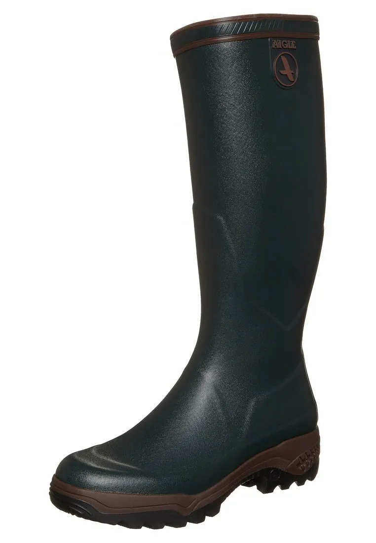 Aigle rubber boots, bronze