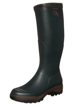 Aigle rubber boots, bronze