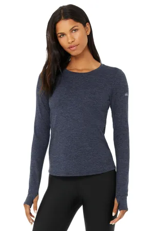 Alosoft Finesse Long Sleeve - Rich Navy Heather