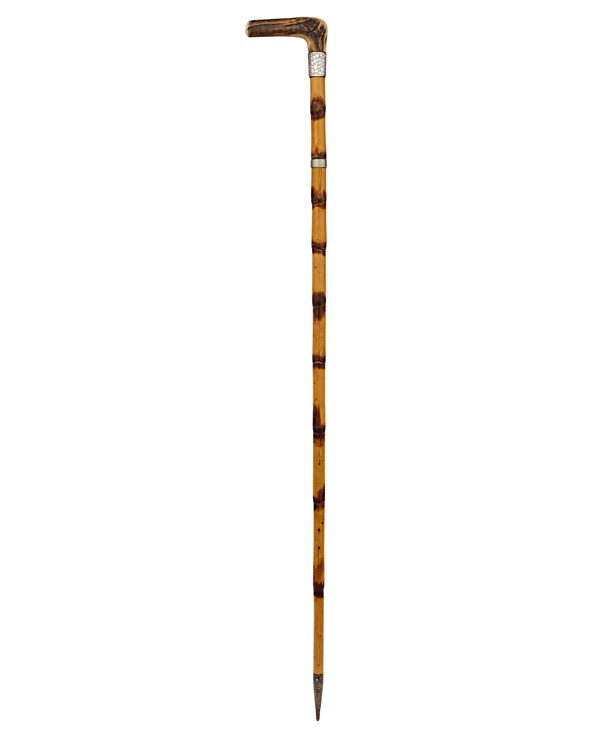 Bamboo and Silver Sword Cane