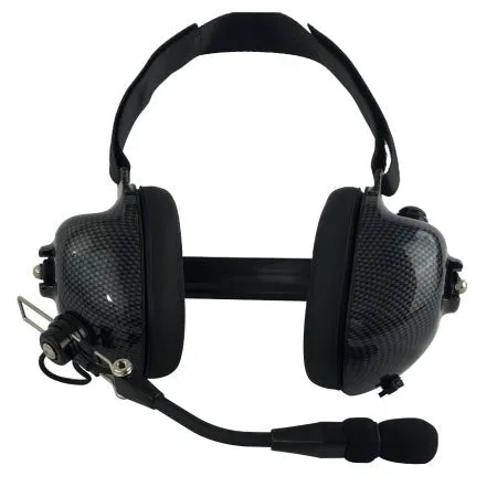 Behind the Head Dual Muff Headset for Kenwood NX-200, TK-190 Series Portables