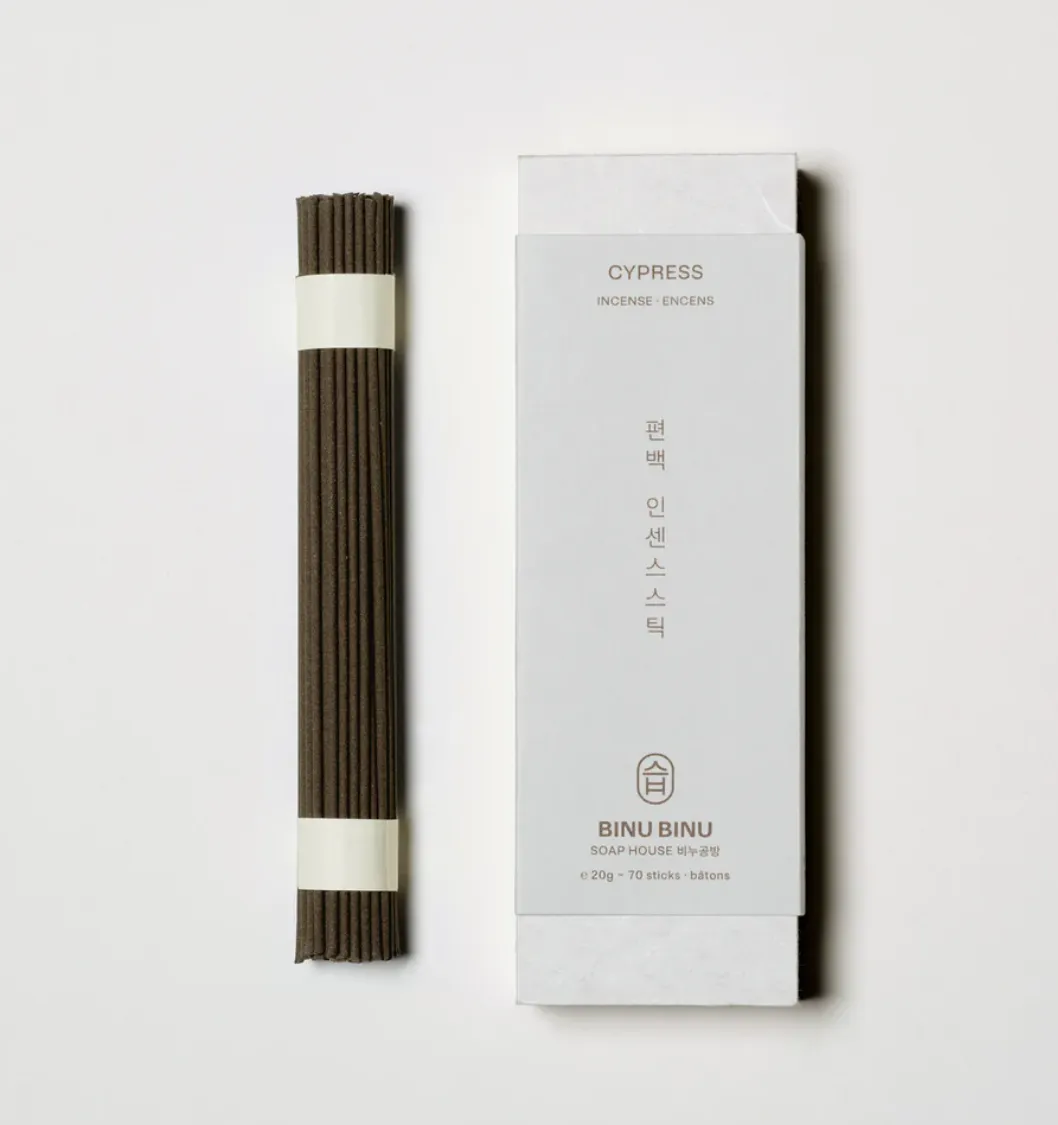 BINU BINU: Incense - Cypress