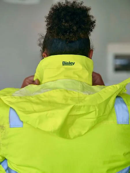 Bisley Taped Hi Vis Wet Weather Bomber Jacket (BJ6770T)