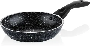 Black marble frying pan (10.2")