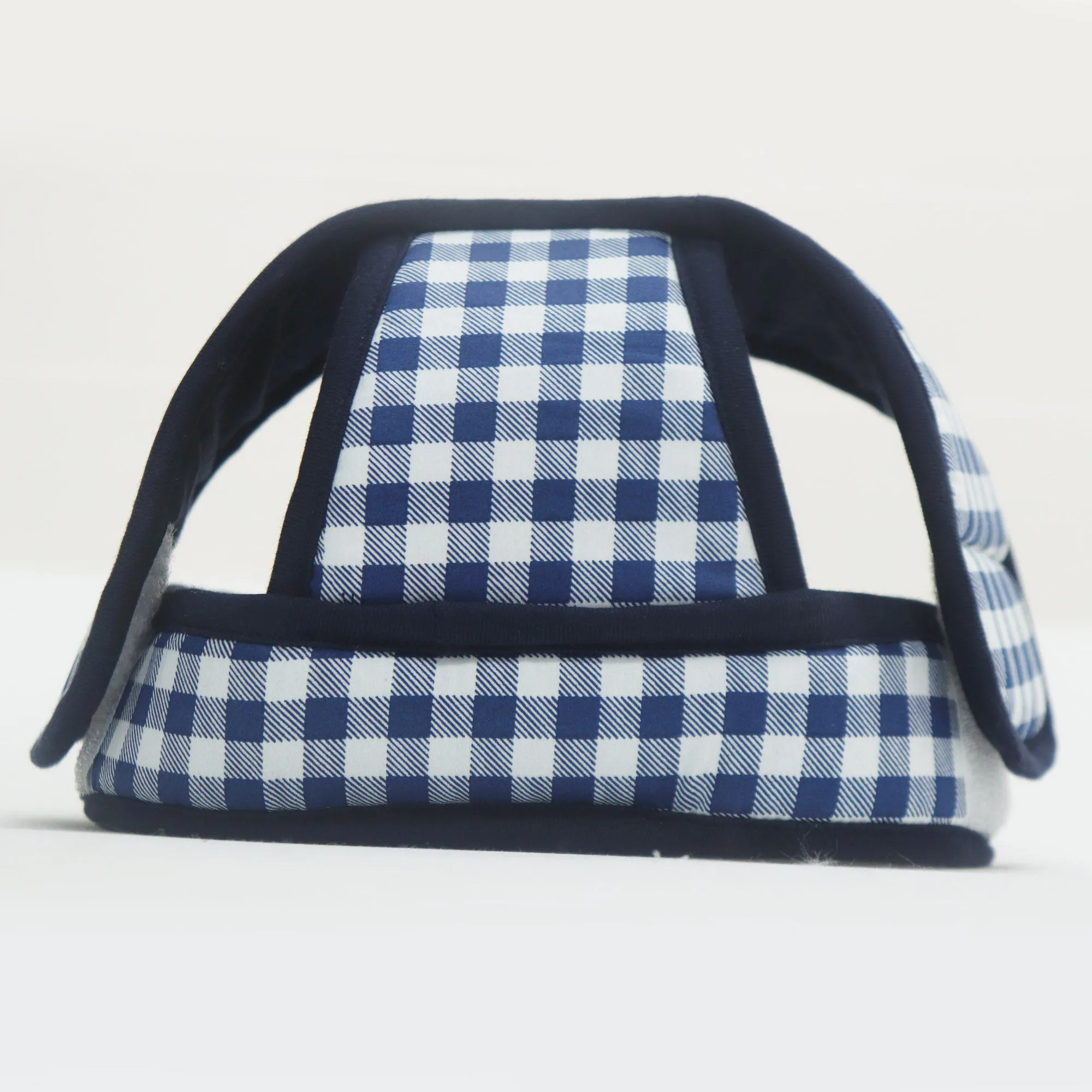 Blue Checks - Kradyl Kroft Baby Safety Helmet  With Kneepads