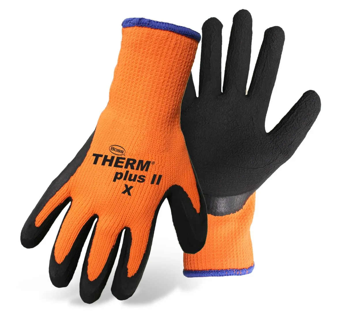 Boss Therm Plus II High-Vis Orange Latex Coated Palm - 7843