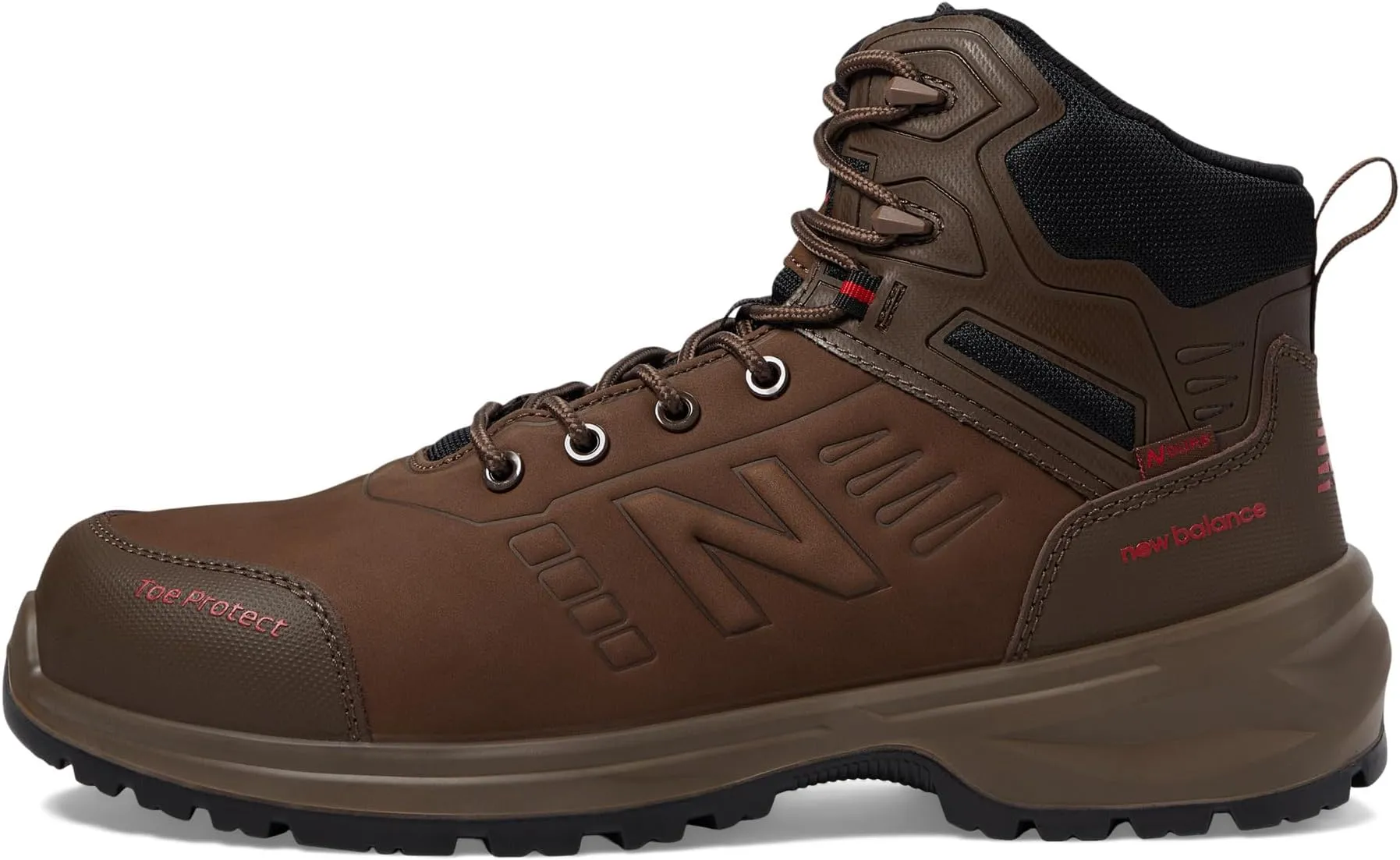 Caliber Comp Toe EH PR SR New Balance Work Shoes, Brown