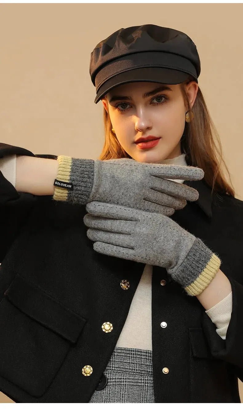 Cashmere Fleece-lined Gloves