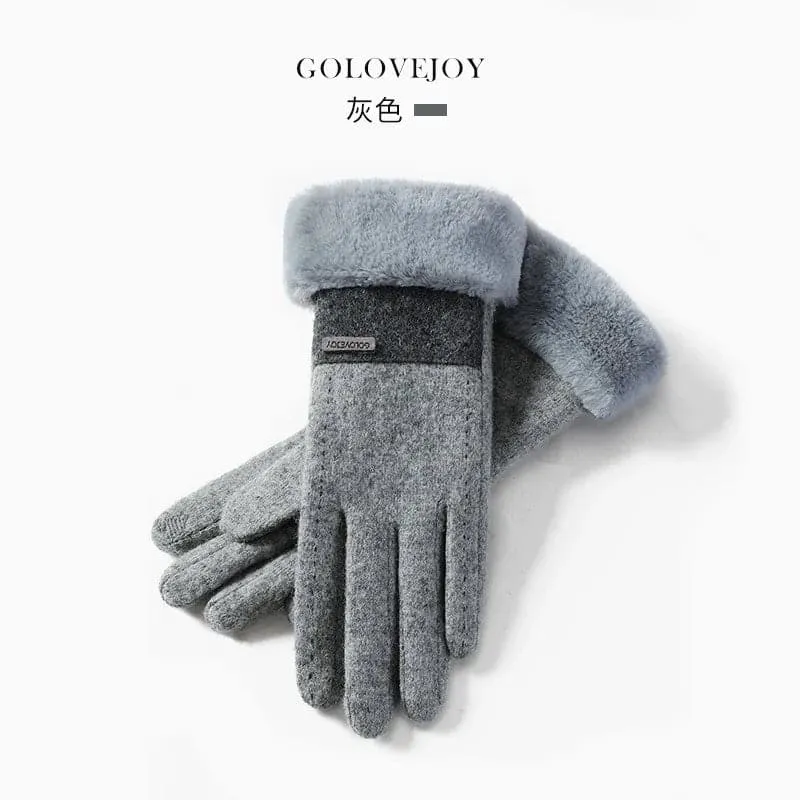 Cashmere Fleece-lined Gloves