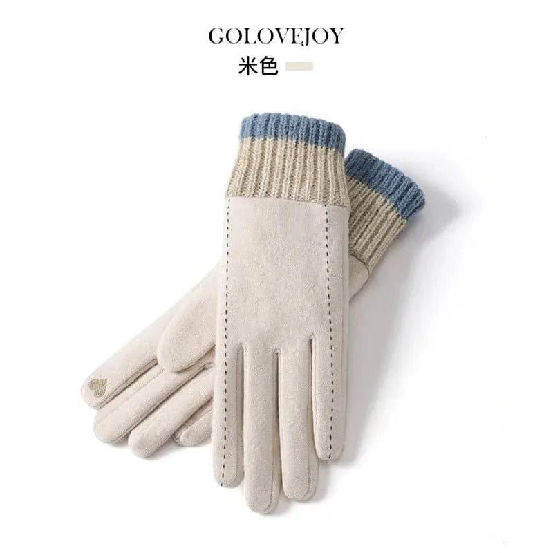 Cashmere Fleece-lined Gloves