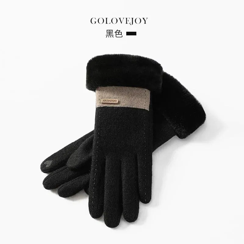 Cashmere Fleece-lined Gloves