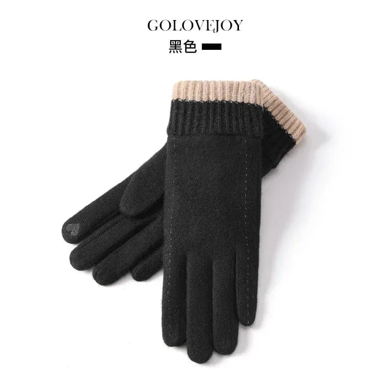 Cashmere Fleece-lined Gloves