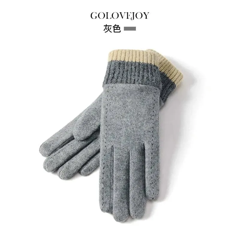 Cashmere Fleece-lined Gloves