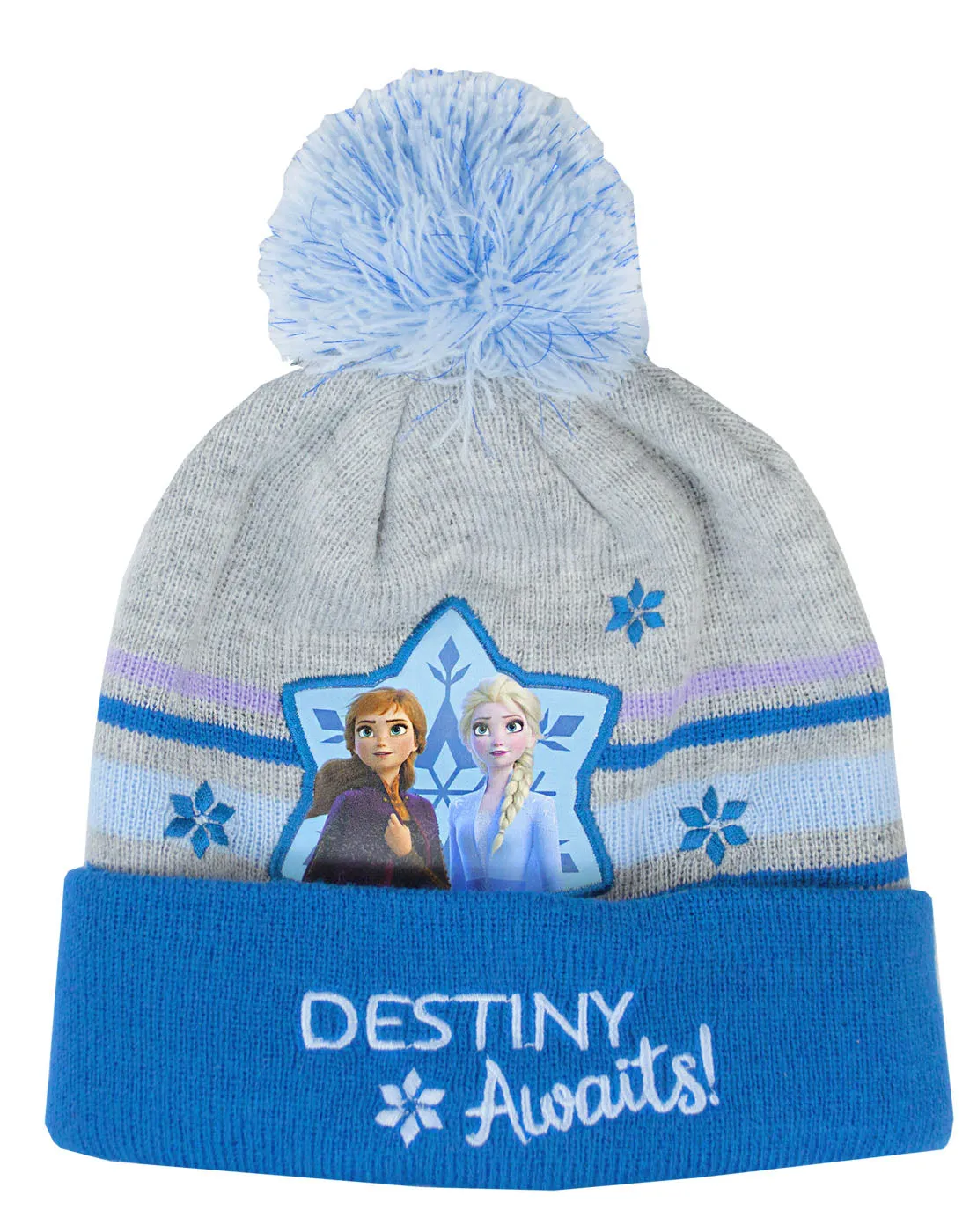 Disney Frozen 2 "Destiny Awaits" Bobble Hat, Scarf & Gloves Set