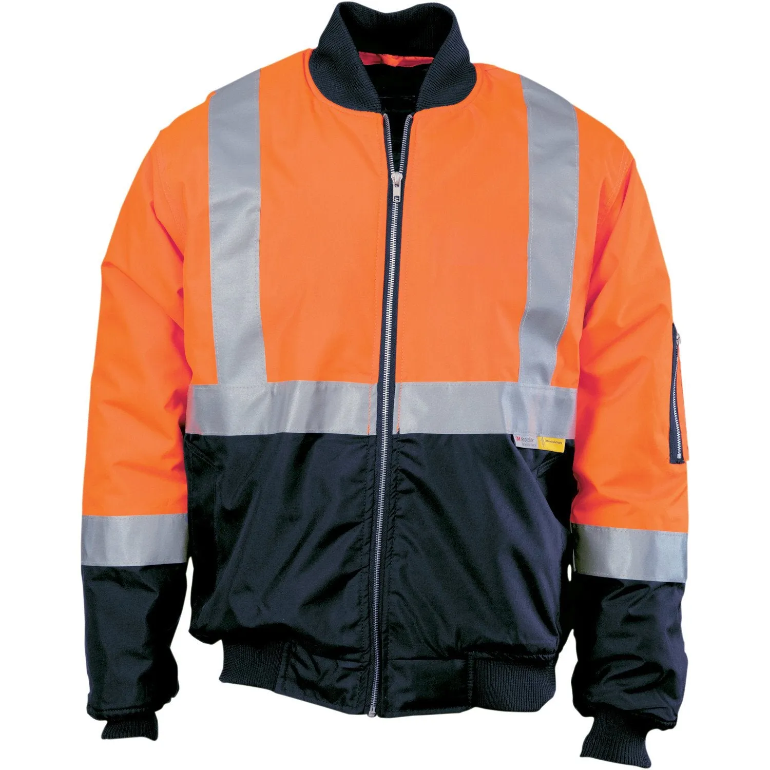 DNC Hi Vis Two Tone Flying Jacket With 3M R/Tape (3862)