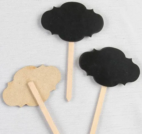 Fancy Chalkboard on Stick (Set of 10)