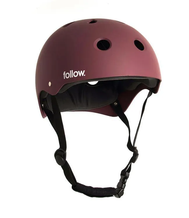 Follow Safety First Wake Helmet - Red