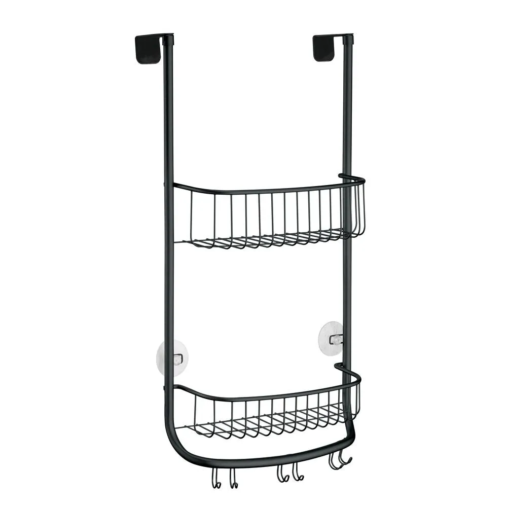 Forma Over Door Shower Caddy Matte Black