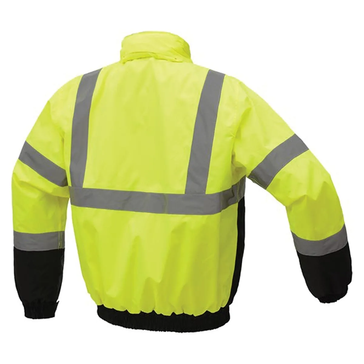 GSS Safety ANSI 3 Waterproof Quilt-Lined Hi-Vis Bomber Jacket