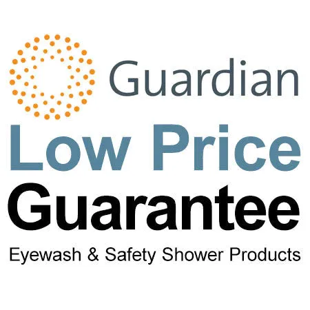 Guardian GBF1658 Barrier-Free Emergency Drench Shower, Stainless Steel