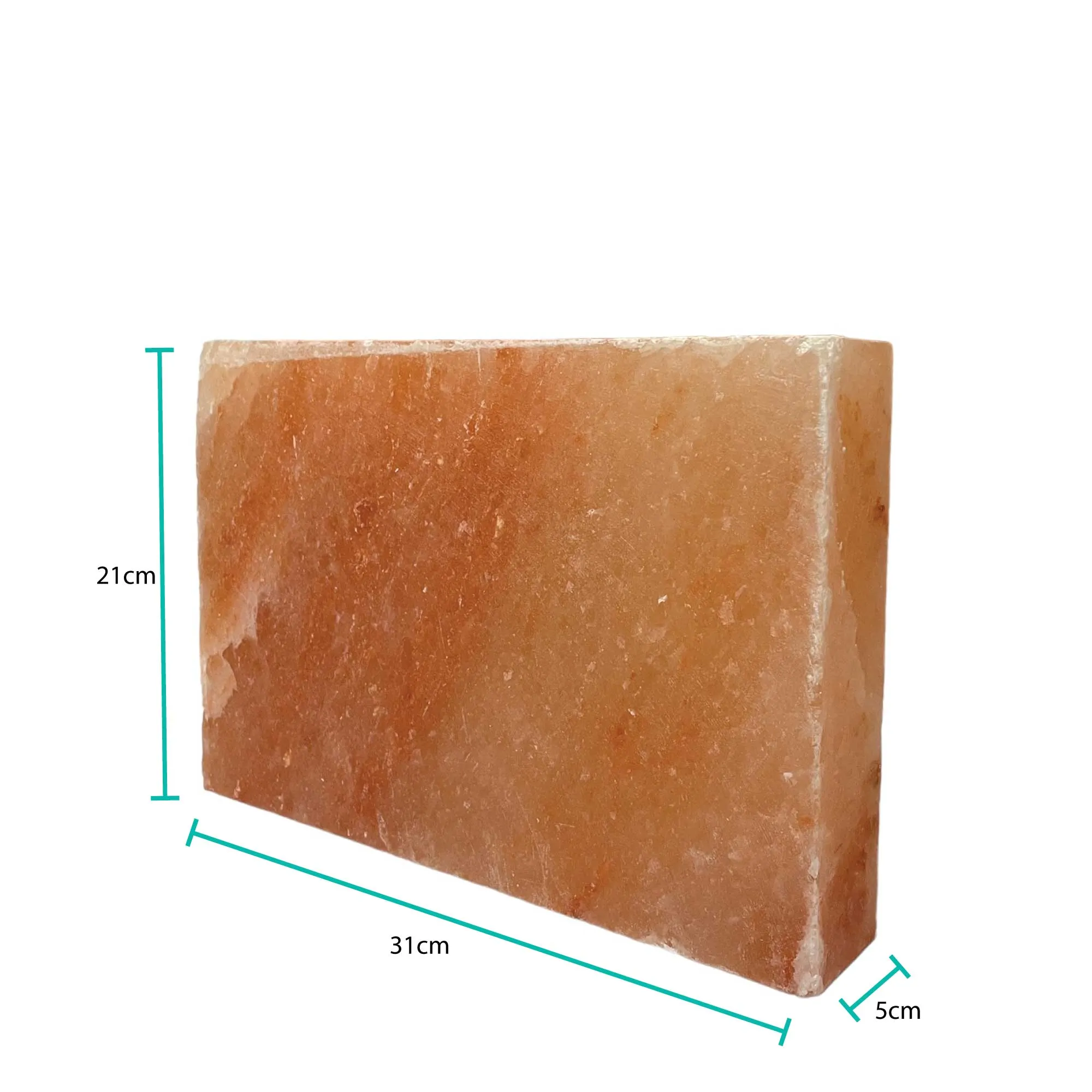 Himalayan Pink Salt Cooking Block 31 x 21 x 5cm - Rectangle Slab Tile