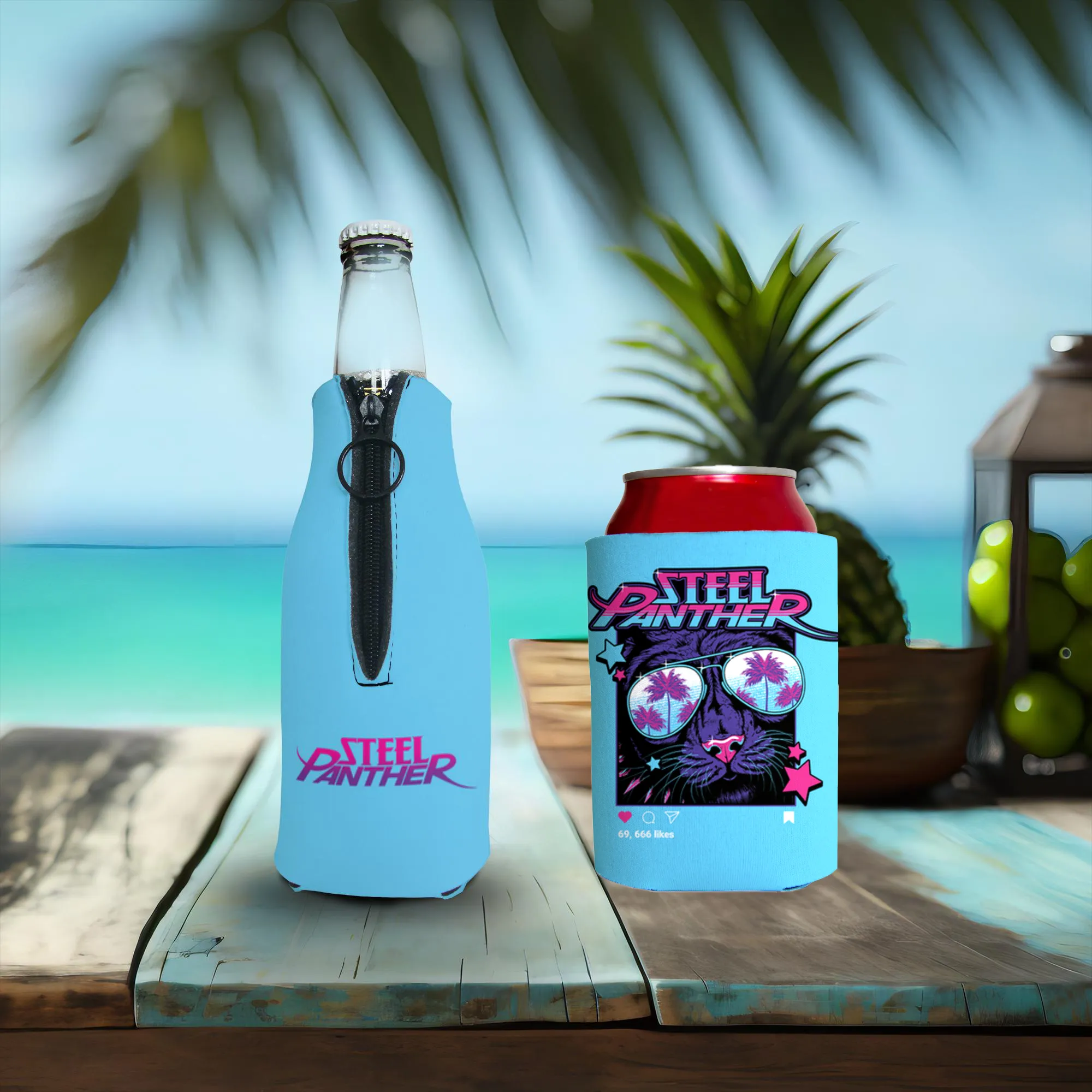 Insta-Panther Koozies