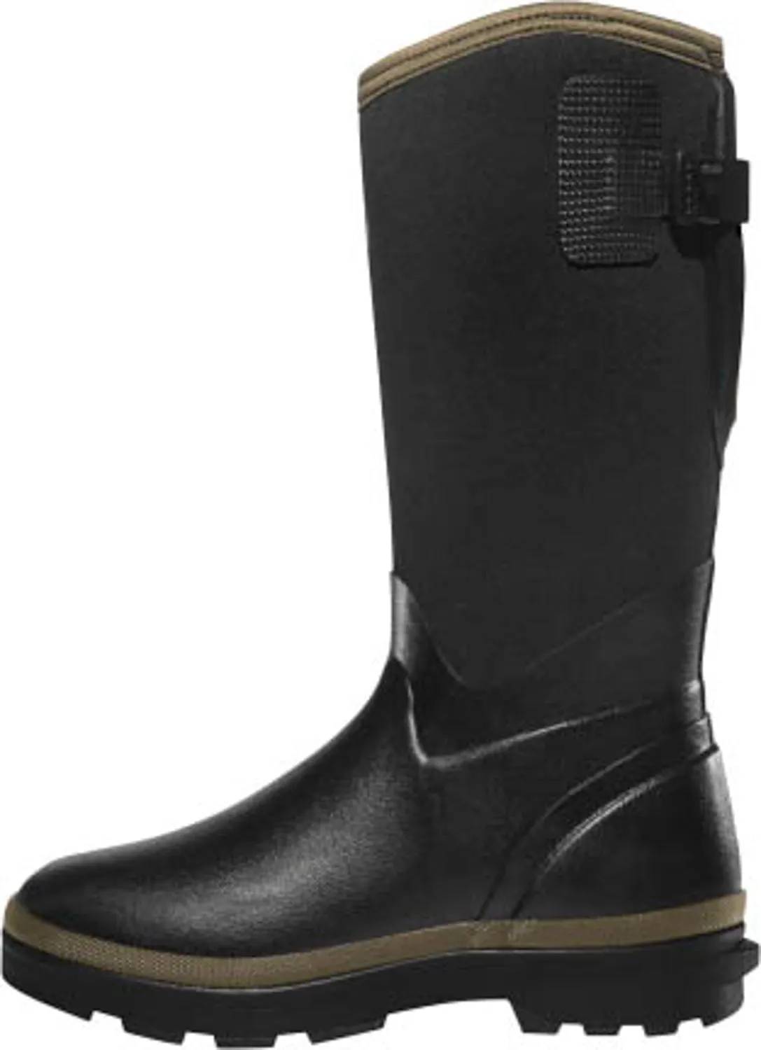 LaCrosse Womens Alpha Range 12in 5.0MM Black/Tan Neoprene Work Boots