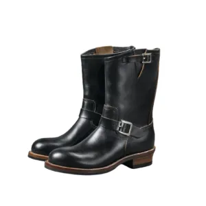 Sure! Here’s an optimized title for the e-commerce product you mentioned:

Mens Classic Engineer Boots - Durable Leather Work Boots with Adjustable Straps, Stylish & Comfortable for Daily Wear

This title includes important features and modifiers to attract potential customers.