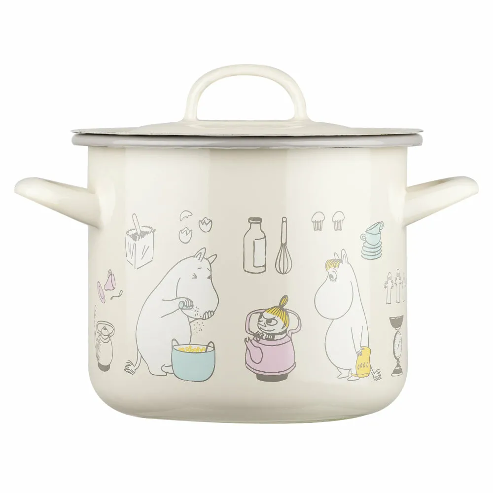 Moomin Bon Appétit Enamel 2.5 L Pot With Lid