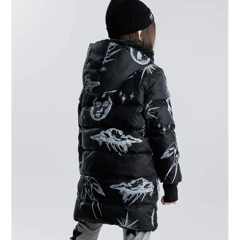 NUNUNU All Inked Reversible Down Coat