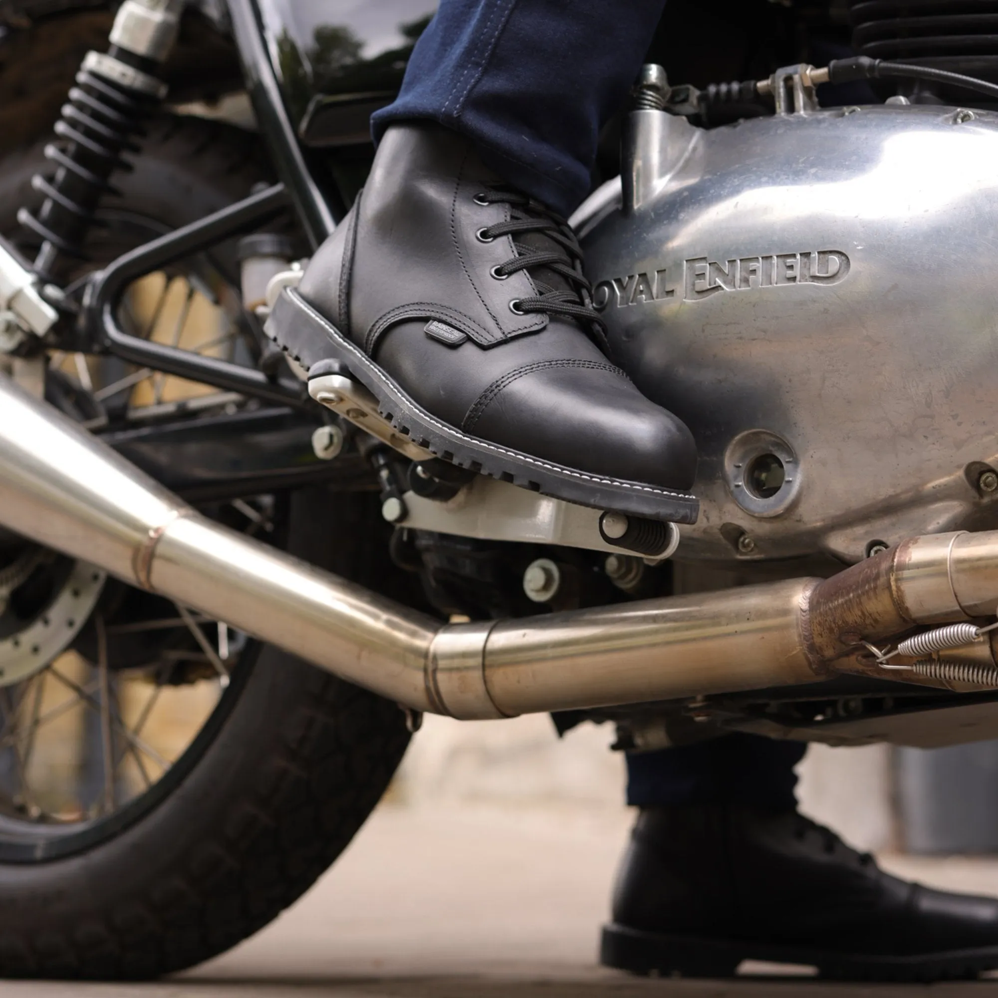 Oxford Merton 2.0 MS  Black Motorcycle Boot