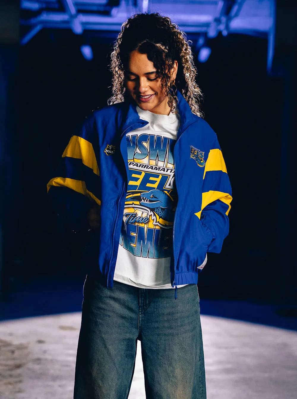 Parramatta Eels x Mitchell & Ness Spray Jacket