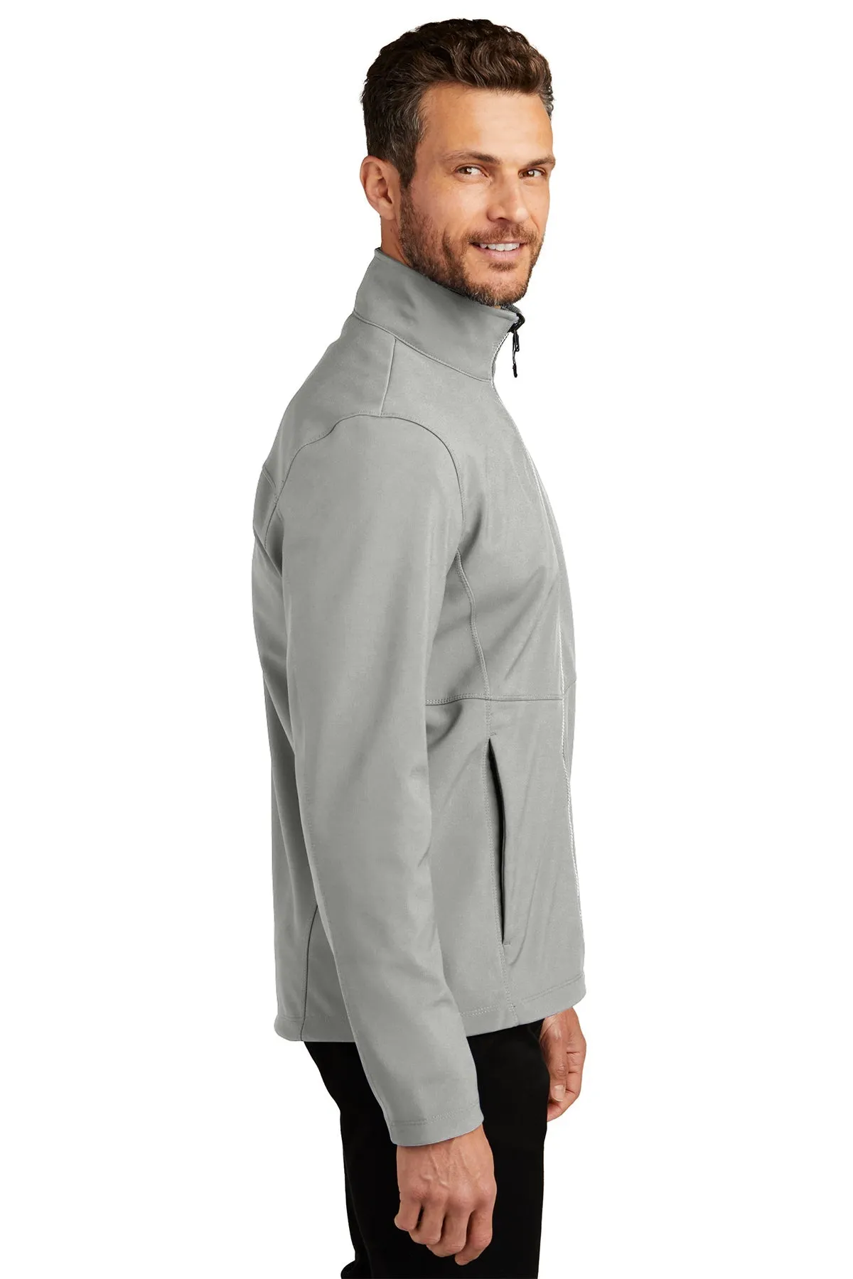 Port Authority Collective Soft Shell Customized Jackets, Gusty Grey