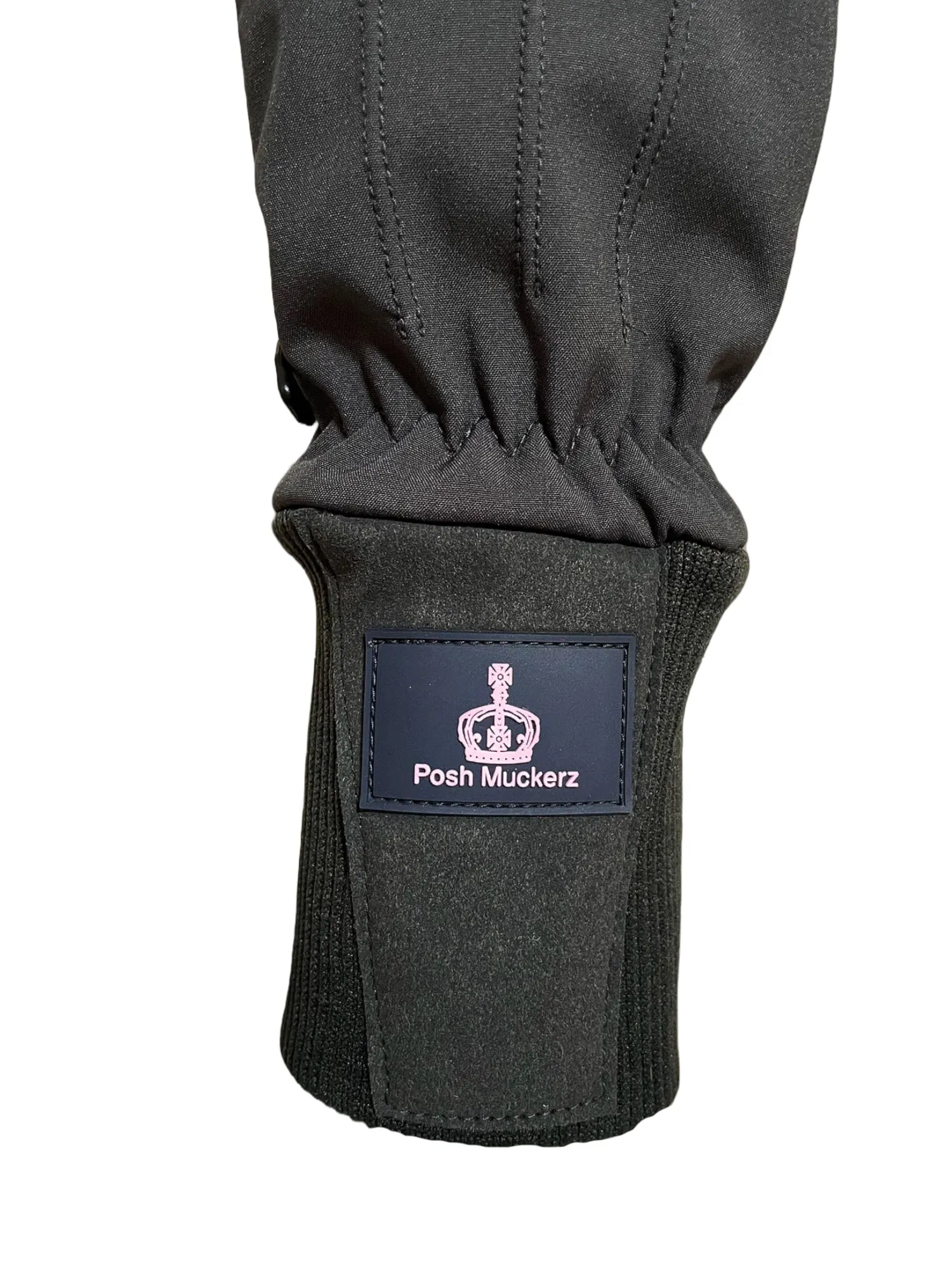 Posh Muckerz® GRANITE GREY / GREY CONTRAST Riding Gloves