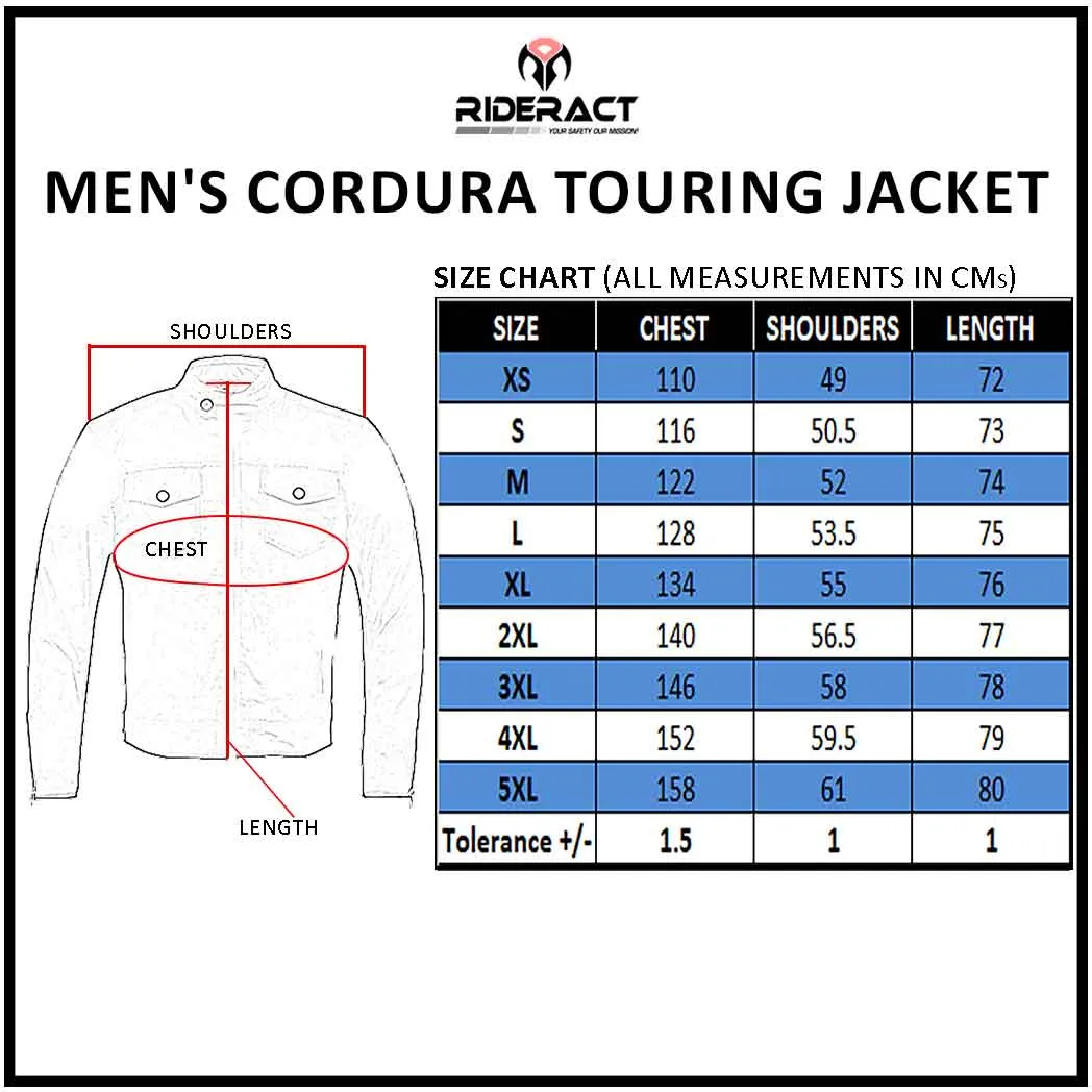 RIDERACT® Men's Summer Motorcycle Jacket Escape