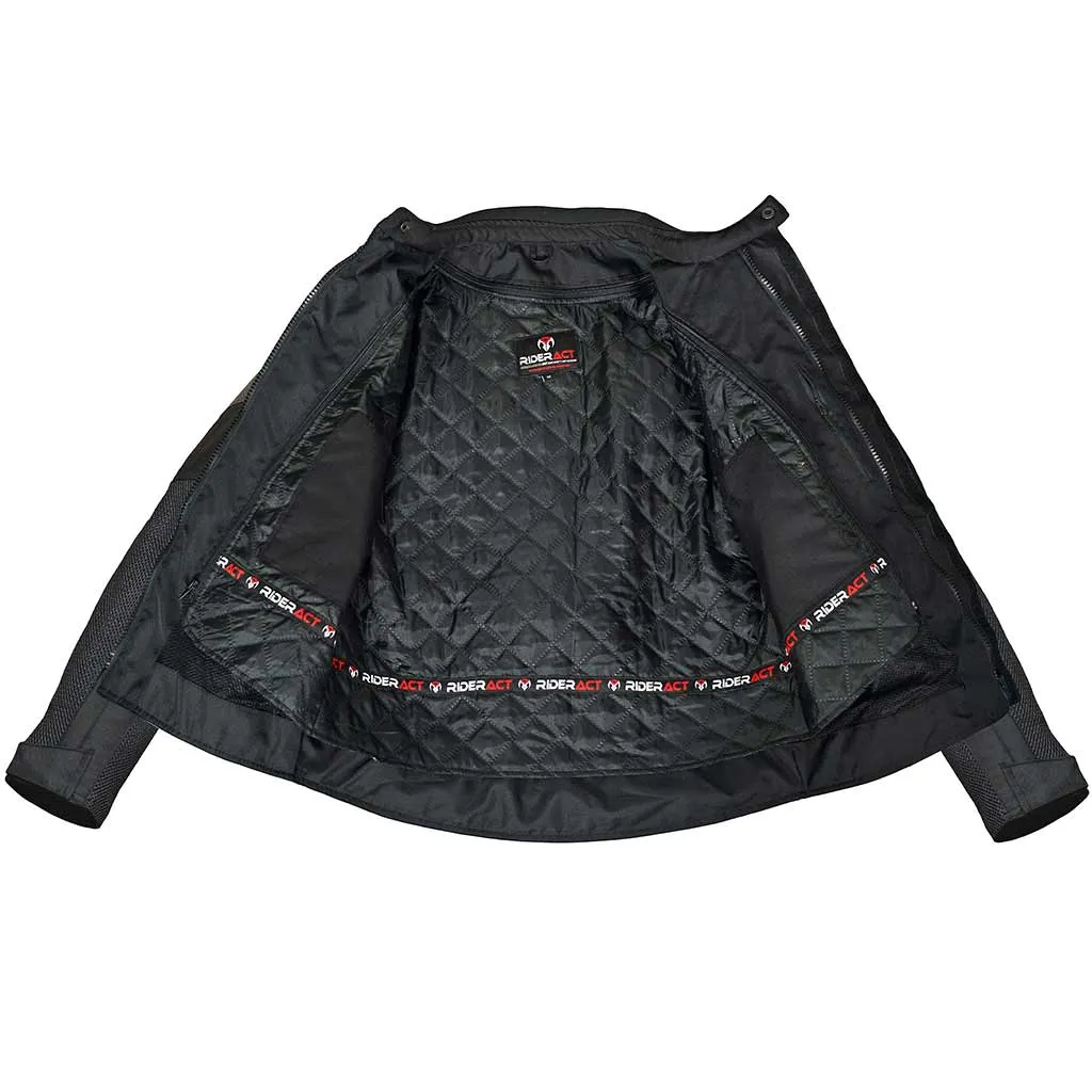 RIDERACT® Men's Summer Motorcycle Jacket Escape