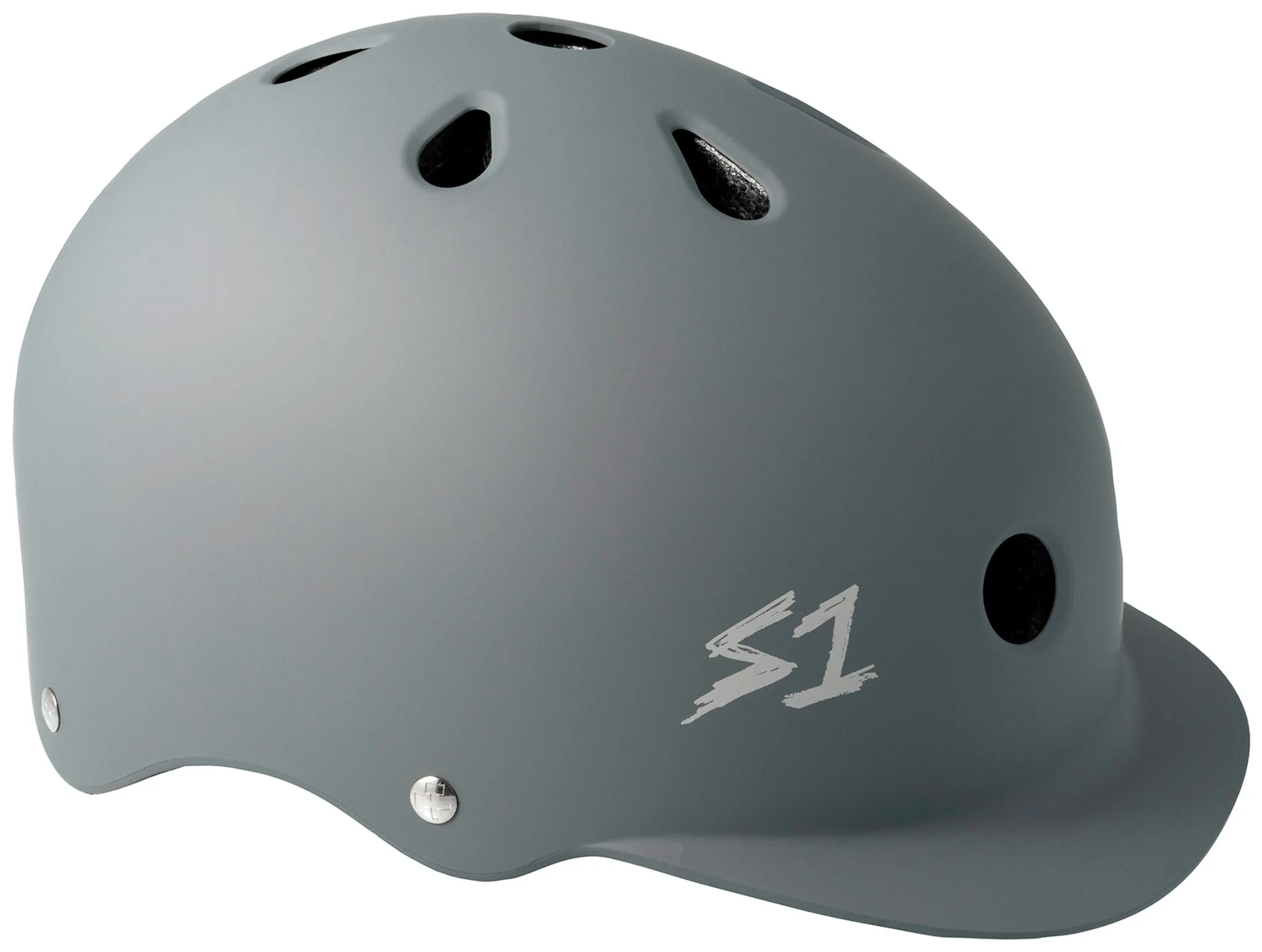 S1 Lifer Brim Helmet - Grey Matte/Undialed LIT Collaboration