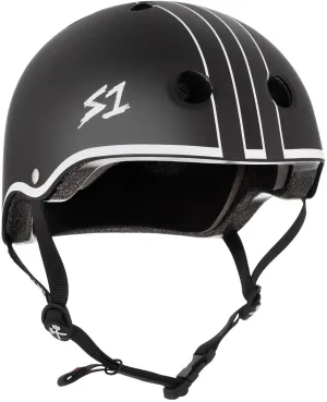 S1 Lifer Helmet - Black Matte/White Outline