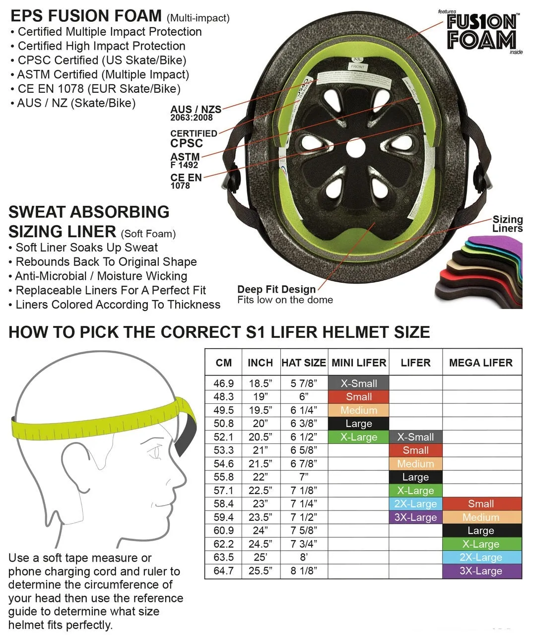 S1 Lifer Helmet - Orange Matte