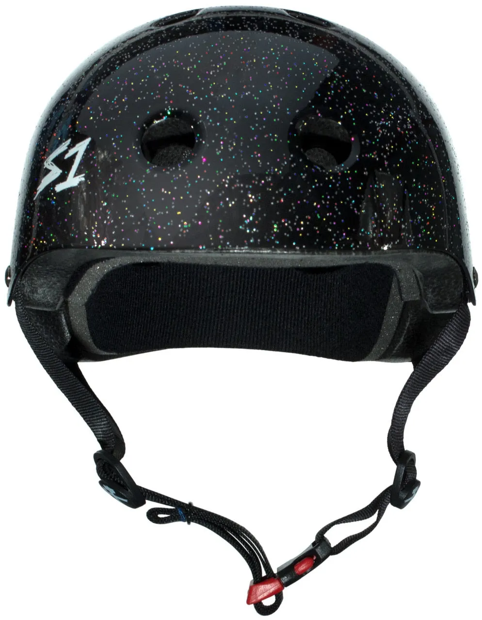 S1 Mini Lifer Helmet - Black Gloss Glitter