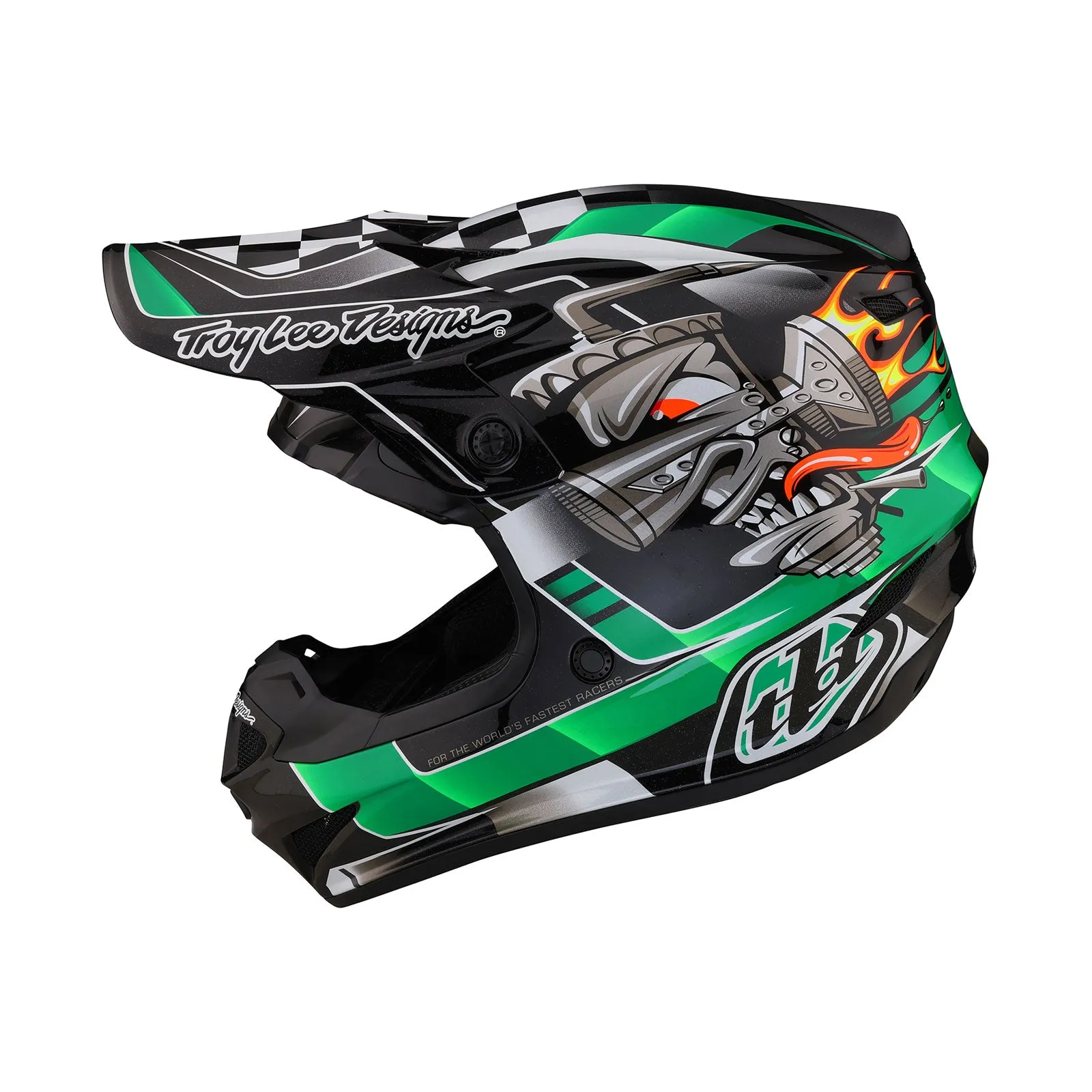 SE4 Polyacrylite Helmet Carb Green