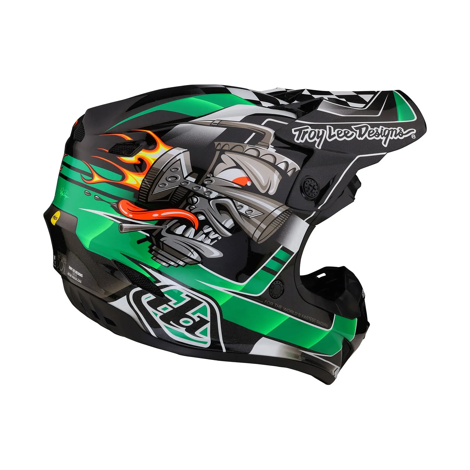 SE4 Polyacrylite Helmet Carb Green