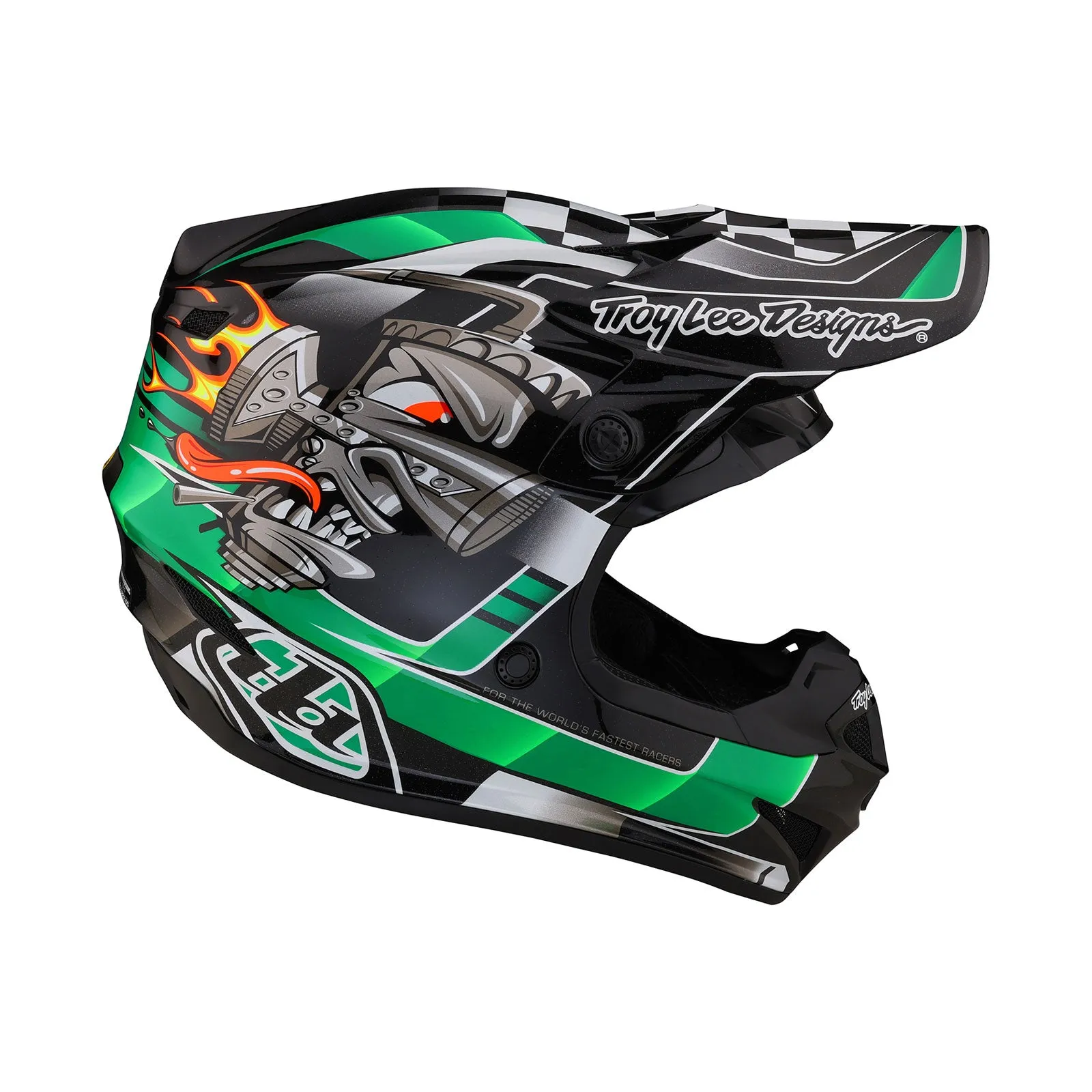 SE4 Polyacrylite Helmet Carb Green