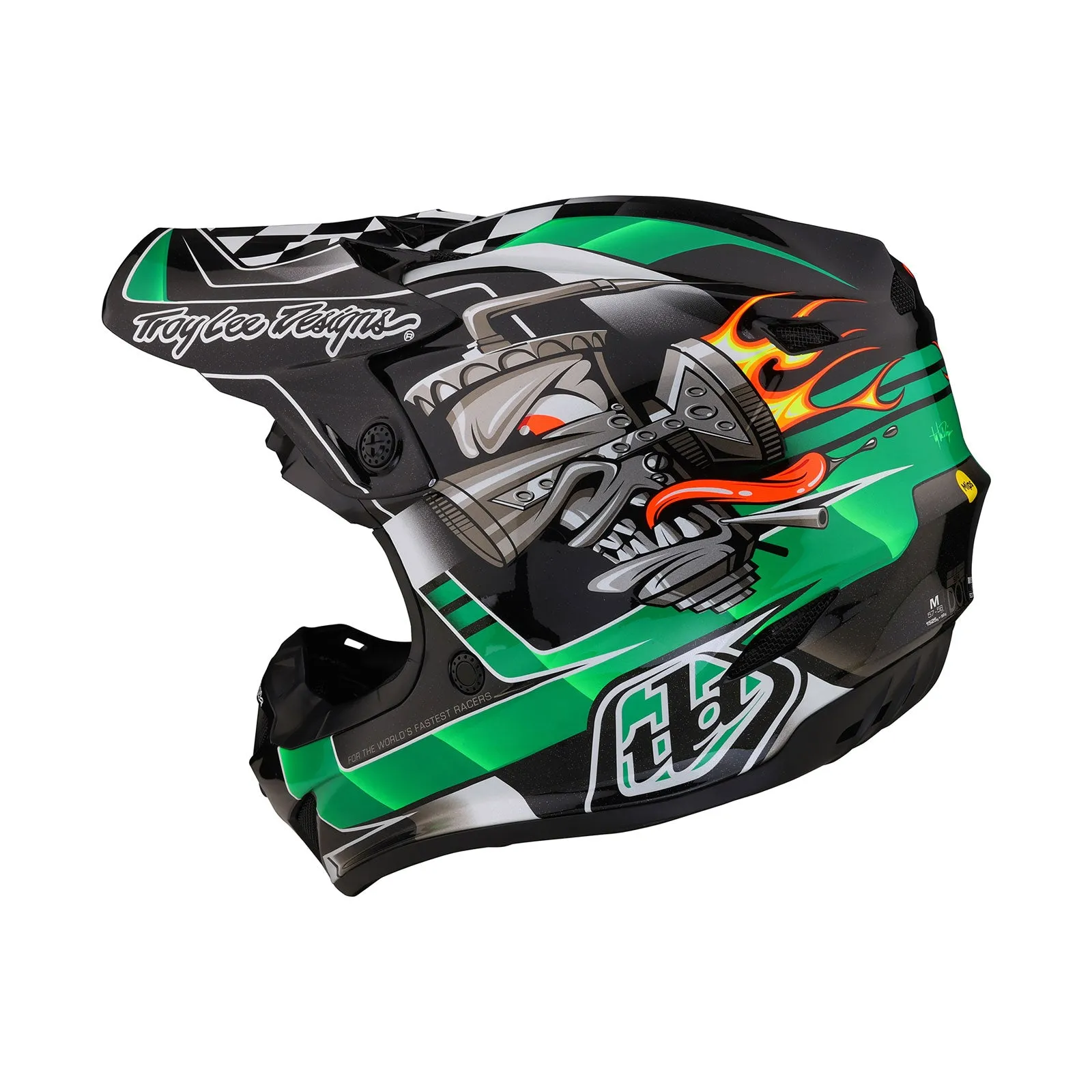 SE4 Polyacrylite Helmet Carb Green