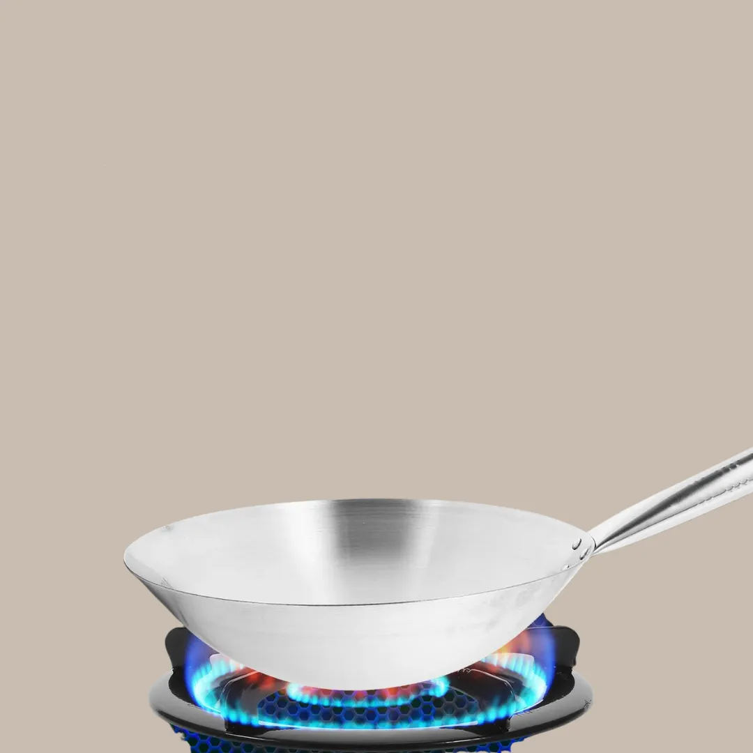 Stainless Steel Wok Pan