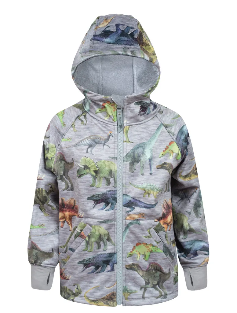 The All-Weather Fleece Hoodie - Dinosaur - KIDS