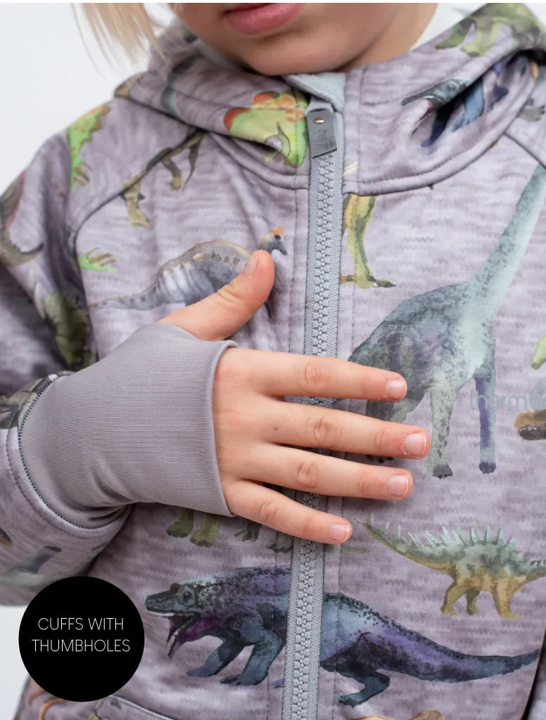 The All-Weather Fleece Hoodie - Dinosaur - KIDS